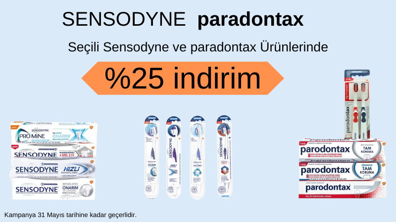  Sensodyne ve paradontax