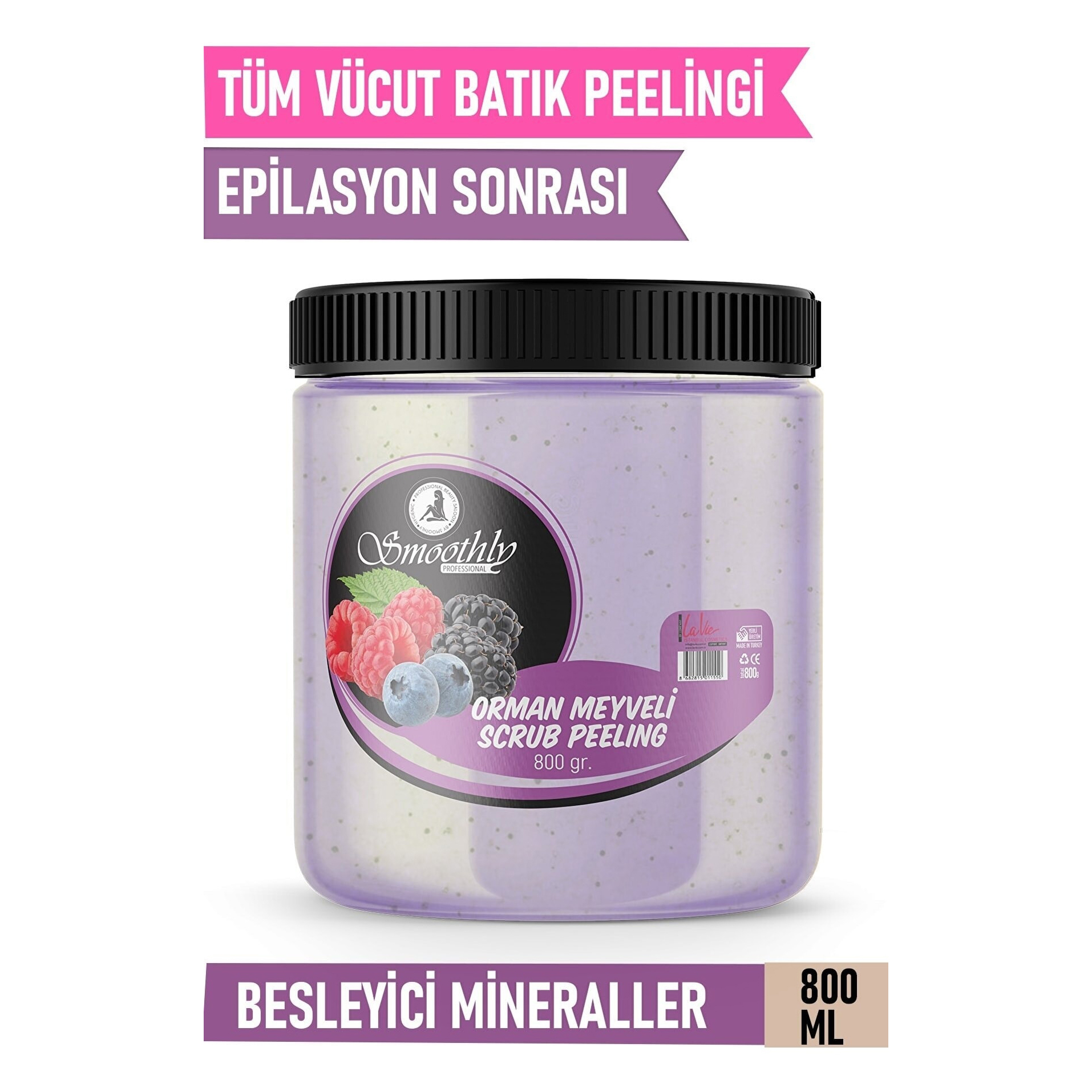 SMOOOTHLY PEELİNG FOREST FUİTS 800 G